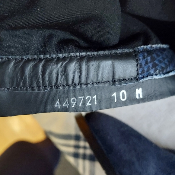 Aquatalia Dark Blue Suede Weatherproof Ankle Boots Size 10M - Picture 4 of 8